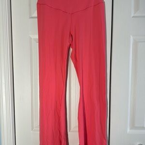 Aerie offline coral flare leggings size xl